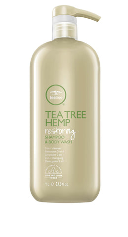 Tea Tree HEMP Restoring Shampoo & Body Wash 1l